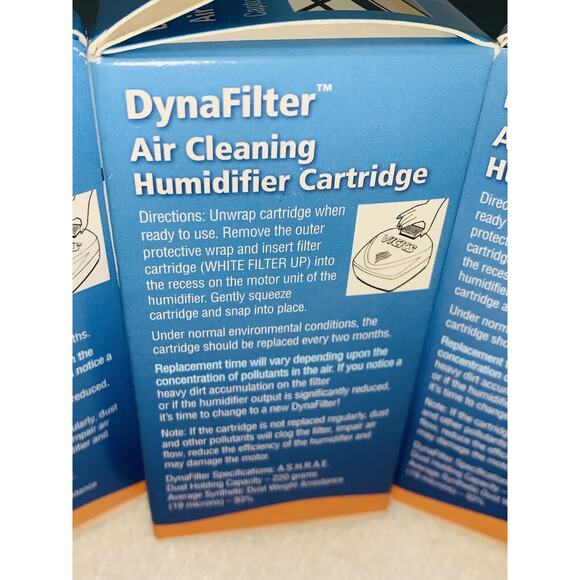 Lot of 3 PROTEC DynaFilter Air Cleaning Humidifier Cartridge K14-3W @ 3 Filters - Picture 7 of 8